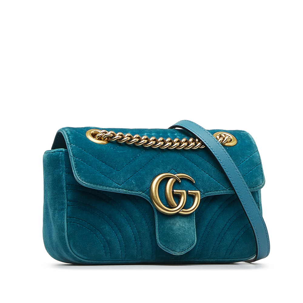 GUCCI Mini GG Marmont Matelasse Crossbody Bag - Picture 2 of 9